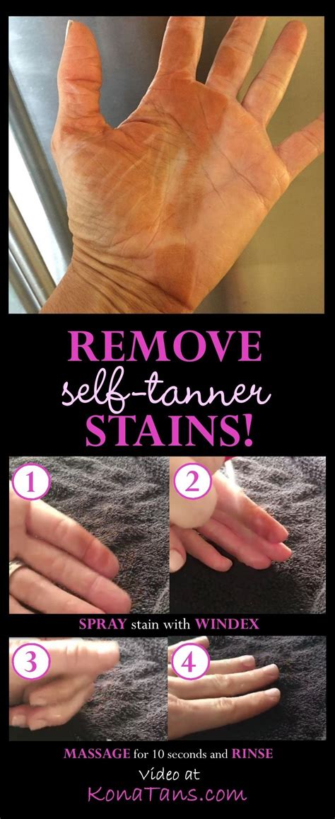 getting fake tan off clothing|how to remove self tanner from skin.